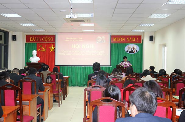 Bắc Giang: Tổng kết công tác tư pháp, công tác Đảng và Hội nghị CCVC năm 2016