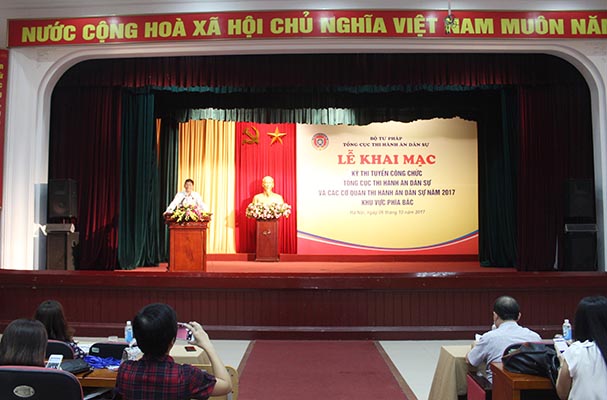 Khai mạc kỳ thi tuyển dụng công chức THADS năm 2017 khu vực miền Bắc