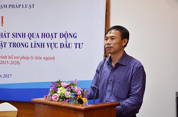 Đối thoại về hoạt động pháp điển trong lĩnh vực đầu tư