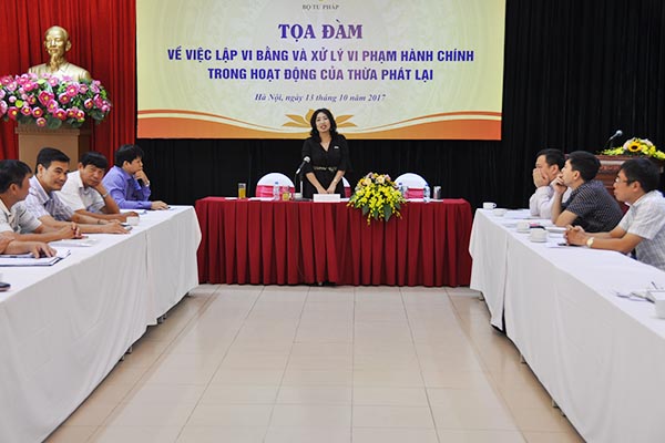 Lập vi bằng của Thừa phát lại góp phần giảm tải khiếu kiện