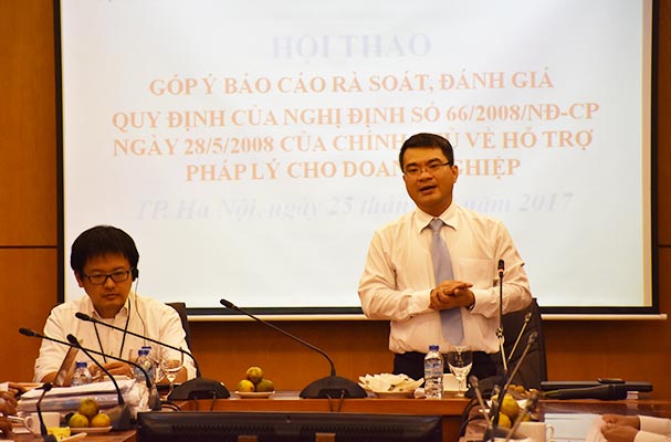 Góp ý báo cáo rà soát, đánh giá quy định về hỗ trợ pháp lý cho doanh nghiệp