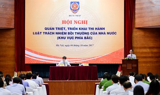 Bộ Tư pháp tổ chức Hội nghị quán triệt, triển khai thi hành Luật Trách nhiệm bồi thường của NN năm 2017