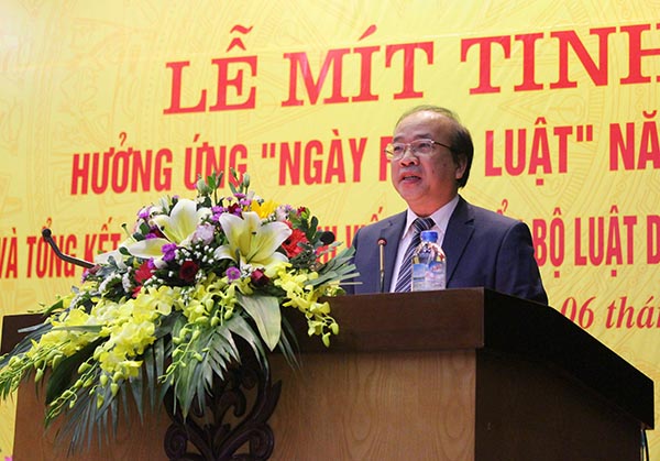 Vĩnh Phúc triển khai toàn diện, sâu rộng các hoạt động hưởng ứng Ngày Pháp luật