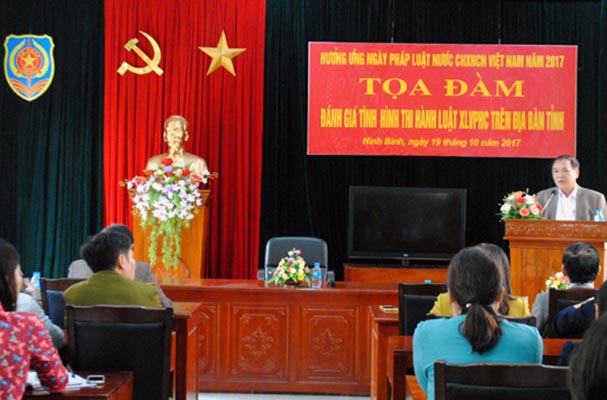 Ninh Bình: Kết quả công tác thi hành pháp luật về xử lý vi phạm hành chính