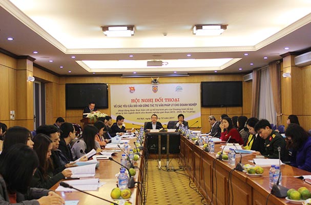 Hội nghị đối thoại về các yêu cầu đối với công tác tư vấn pháp lý cho doanh nghiệp