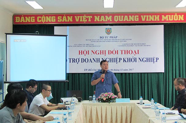 Hỗ trợ pháp lý trong hoạt động khởi nghiệp tại TP. Hồ Chí Minh
