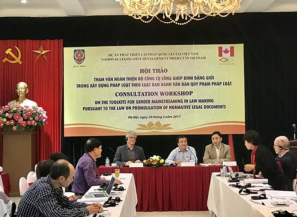 Tham vấn hoàn thiện Bộ công cụ lồng ghép vấn đề bình đẳng giới trong xây dựng pháp luật