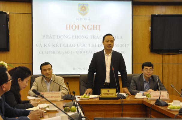 Cụm Thi đua số I ký kết giao ước thi đua năm 2017: Thi đua là phải đạt chỉ tiêu đề ra