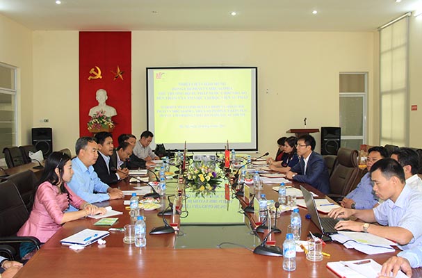 Giám đốc Học viện Tư pháp tiếp Thứ trưởng Bộ Tư pháp nước CHDCND Lào