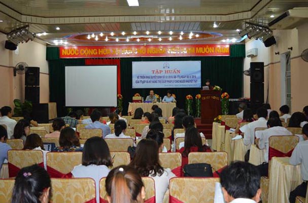 Hội nghị tập huấn triển khai QĐ số 32/2016/QĐ-TTg của Thủ tướng Chính phủ và Kỹ năng TGPL cho người khuyết tật