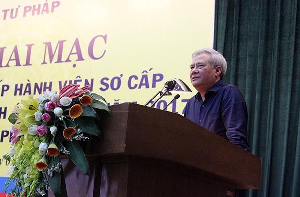 Khai mạc kỳ thi tuyển chấp hành viên sơ cấp 2017 khu vực phía Bắc