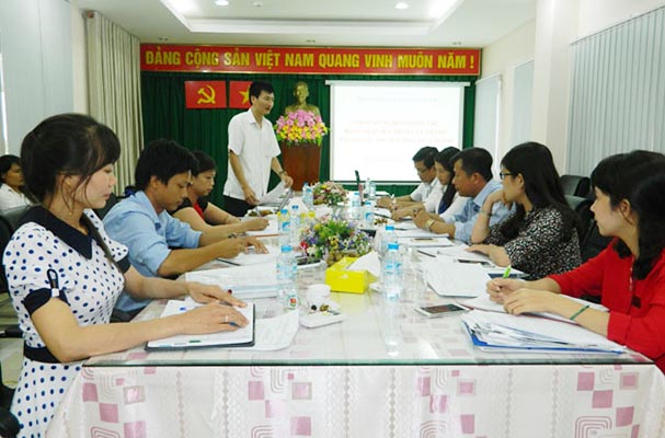 Đoàn kiểm tra Bộ Tư pháp làm việc với Trường Trung cấp Luật Vị Thanh