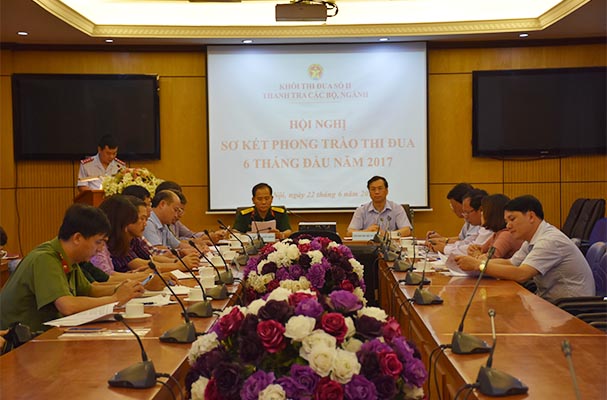 Sơ kết phong trào thi đua 6 tháng đầu năm 2017 Khối thi đua số II Thanh tra các bộ, ngành