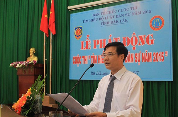TCL Luật Buôn Ma Thuột phối hợp tổ chức Lễ phát động Cuộc thi “Tìm hiểu Bộ luật Dân sự năm 2015”