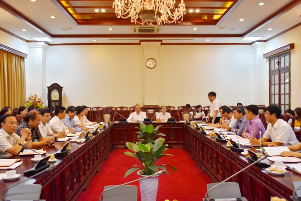 Hội nghị công bố Quyết định kiểm toán tại Bộ Tư pháp