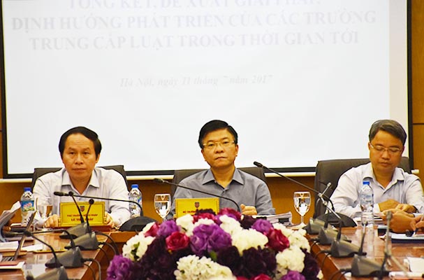 Hội nghị tổng kết, đề xuất giải pháp, định hướng phát triển của các Trường Trung cấp Luật trong thời gian tới