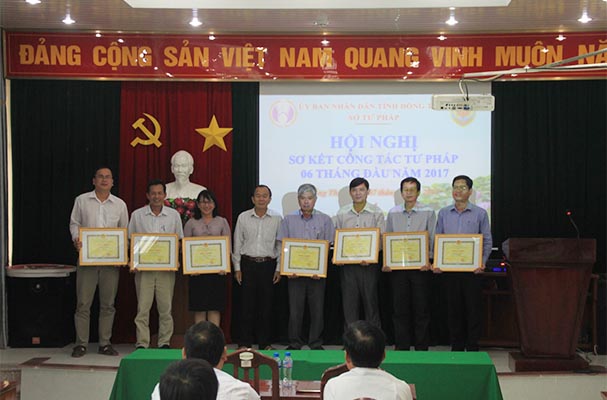 Sở Tư pháp Đồng Tháp tổ chức sơ kết công tác tư pháp 6 tháng đầu năm 2017