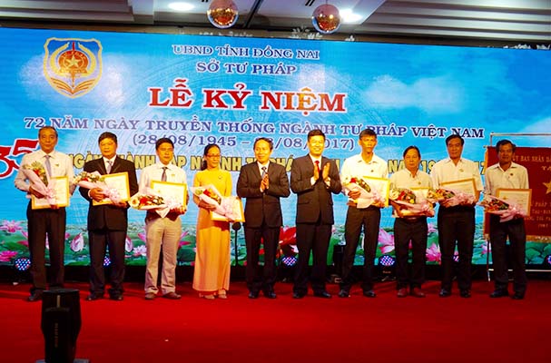 Đồng Nai: Kỷ niệm 72 năm ngày truyền thống ngành tư pháp việt nam