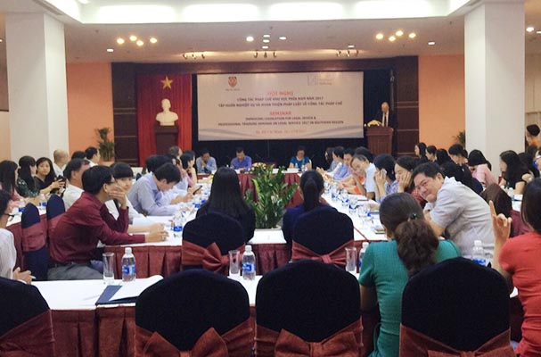 Hội nghị công tác pháp chế khu vực phía Nam năm 2017