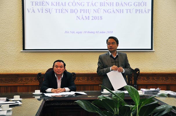 Thúc đẩy bình đẳng giới và vì sự tiến bộ phụ nữ ngành Tư pháp