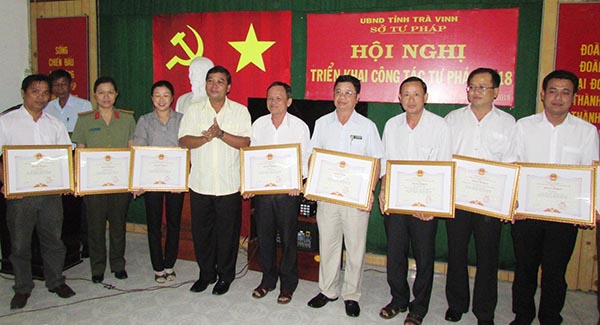 Trà Vinh: Tổ chức Hội nghị triển khai công tác tư pháp năm 2018