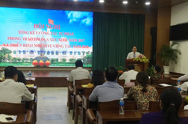 Nhiều kì vọng cho tư pháp TP.Hồ Chí Minh trong năm 2018
