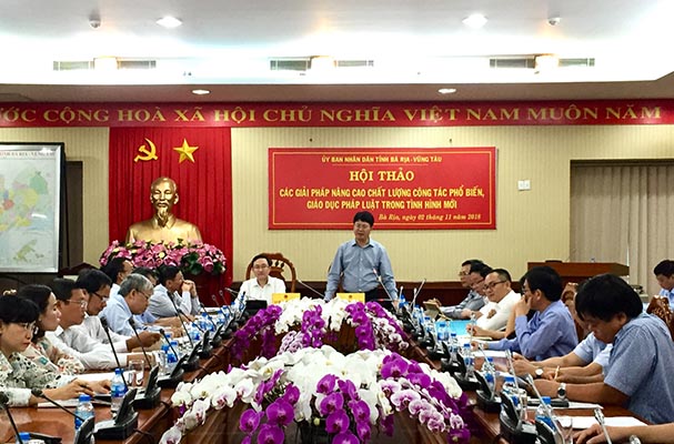 ​Tỉnh Bà Rịa – Vũng Tàu hưởng ứng Ngày Pháp luật Việt Nam 09/11