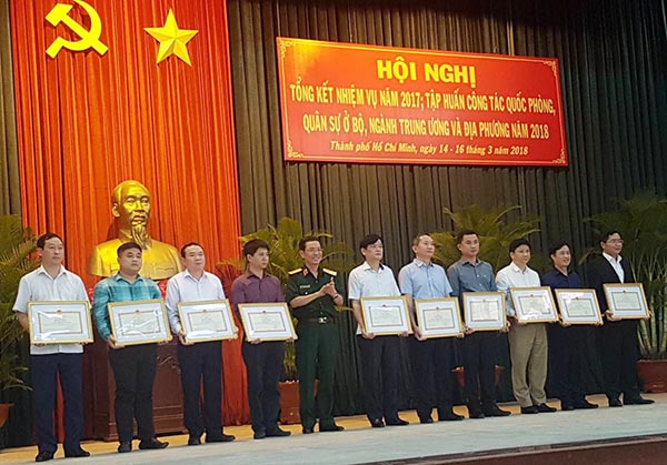Ban Chỉ huy Quân sự Bộ Tư pháp được tặng Bằng khen của Bộ trưởng Bộ Quốc phòng