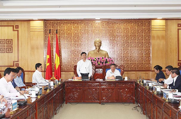 Bộ trưởng Lê Thành Long làm việc với Tỉnh ủy Lai Châu: Tỉnh quan tâm, bố trí cán bộ làm pháp chế