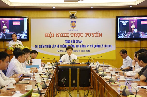 Tổng kết Dự án “Thí điểm thiết lập Hệ thống thông tin đăng ký và quản lý hộ tịch”
