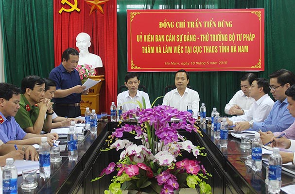 Thi hành án dân sự Hà Nam: cần tiếp tục làm tốt công tác phối hợp