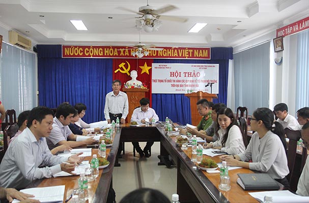 Viện Khoa học pháp lý: Khảo sát thực trạng thi hành pháp luật về môi trường