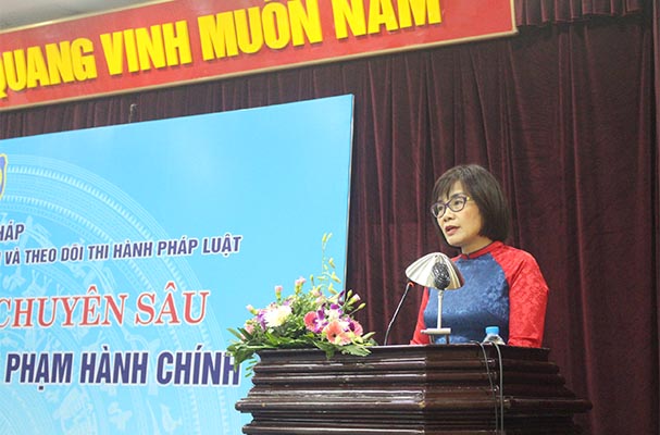 Tập huấn chuyên sâu pháp luật về xử phạt vi phạm hành chính