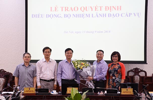 Bổ nhiệm đồng chí Lê Vệ Quốc giữ chức vụ Vụ trưởng Vụ Phổ biến giáo dục pháp luật