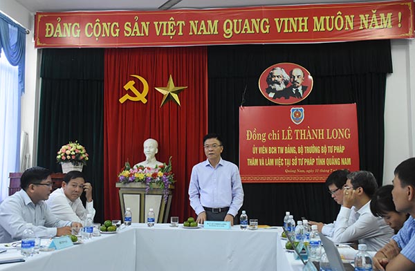 Thành tựu chung của Ngành Tư pháp, có đóng góp của tư pháp Quảng Nam