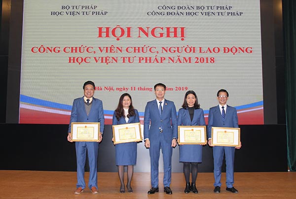 Học viện Tư pháp tổ chức Hội nghị công chức, viên chức và người lao động năm 2018