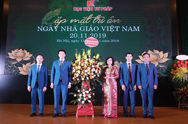 Học viện Tư pháp tổ chức Chương trình Gặp mặt tri ân Ngày Nhà giáo Việt Nam