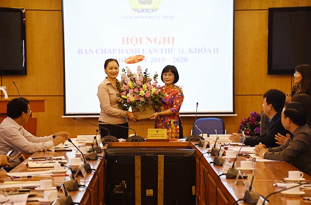 Bộ Tư pháp kiện toàn chức danh Chủ tịch Công đoàn Bộ