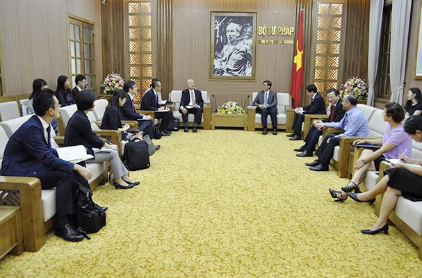 Thứ trưởng Nguyễn Khánh Ngọc tiếp Đoàn công tác của JICA Nhật Bản