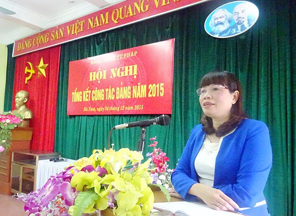 Đảng bộ STP Hà Nam tổng kết công tác xây dựng Đảng năm 2015, phương hướng, nhiệm vụ năm 2016