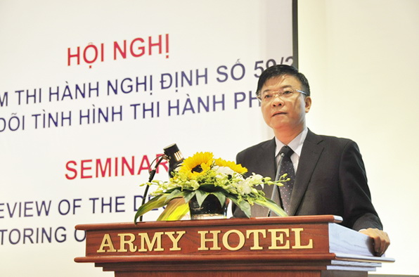 Sơ kết 3 năm thi hành Nghị định số 59/2012/NĐ-CP khu vực phía Bắc