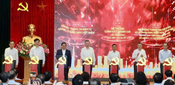 ​Ra mắt hệ thống 3 nền tảng số phục vụ giám sát triển khai Nghị quyết 57-NQ/TW