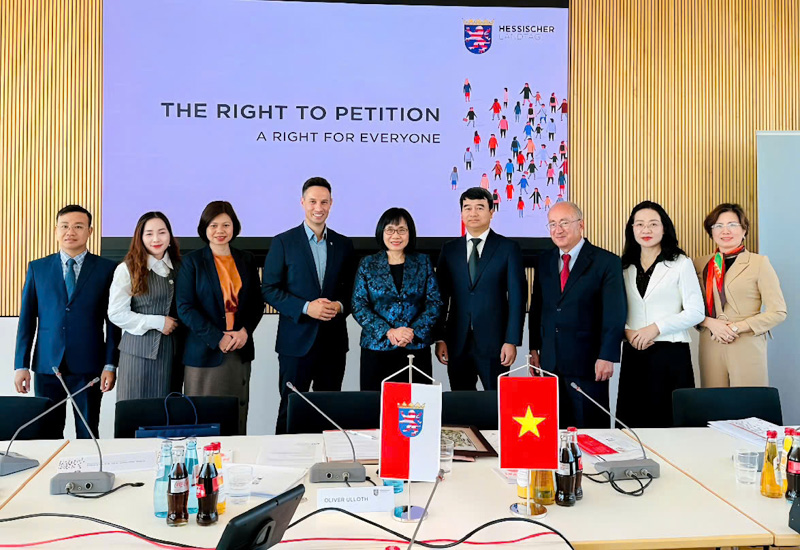 Trao đổi, học hỏi kinh nghiệm của CHLB Đức về tiếp nhận, xử lý phản ánh, kiến nghị của người dân