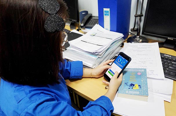 Chi đoàn Cục Công nghệ thông tin triển khai cài đặt và sử dụng ứng dụng BlueZone