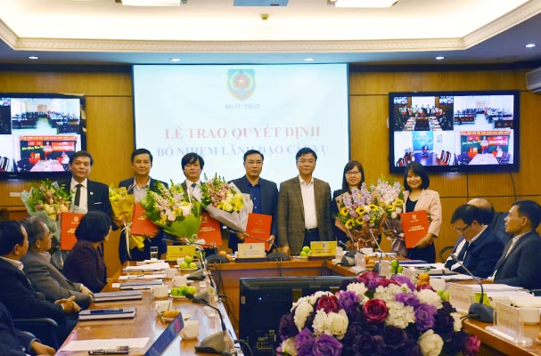 Bộ Tư pháp tiếp tục kiện toàn lãnh đạo cấp Vụ