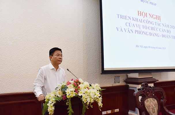 Hội nghị triển khai công tác năm 2020 của Vụ Tổ chức cán bộ và Văn phòng Đảng – Đoàn thể