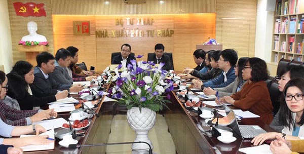 Tiếp tục đẩy mạnh hợp tác trong xuất bản các xuất bản phẩm phục vụ ngành Tòa án năm 2020