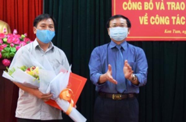 Kon Tum có tân Phó Giám đốc Sở Tư pháp