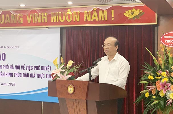 Công bố quyết định phê duyệt tổ chức đấu giá trực tuyến đầu tiên