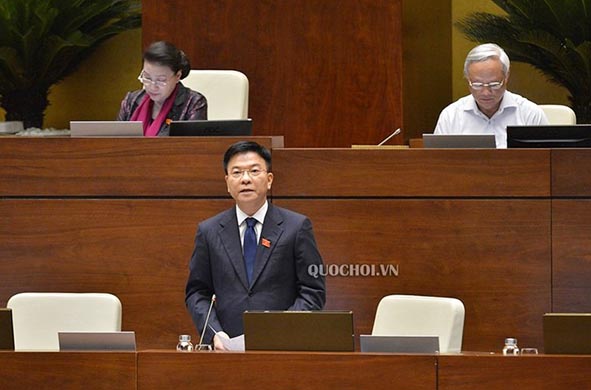 Quốc hội nghe, thảo luận về 2 dự án Luật do Bộ Tư pháp chủ trì soạn thảo